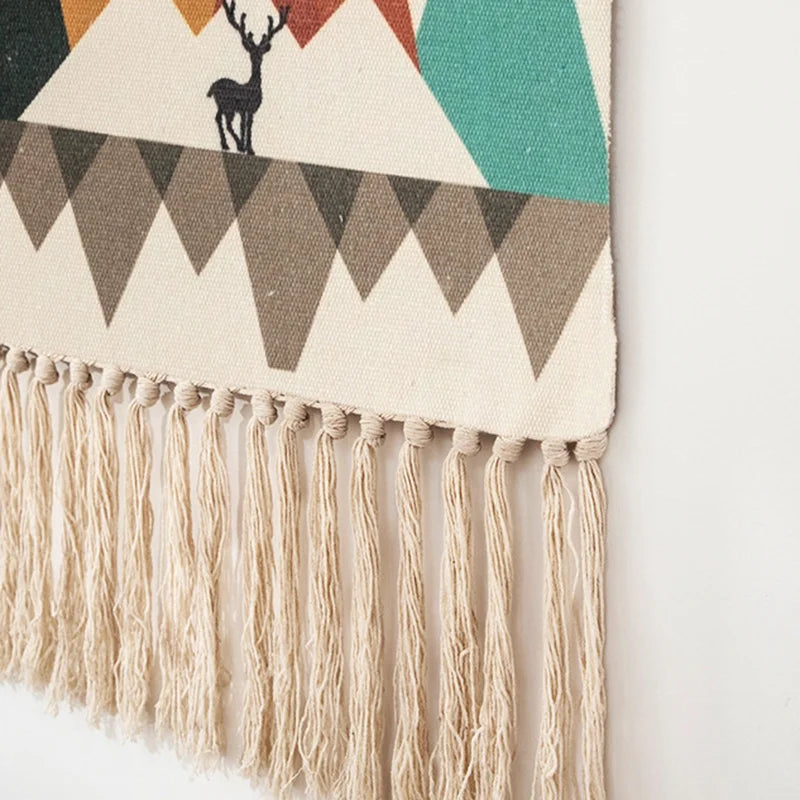 Nordic Cotton Tassel Macrame Wall Hanging