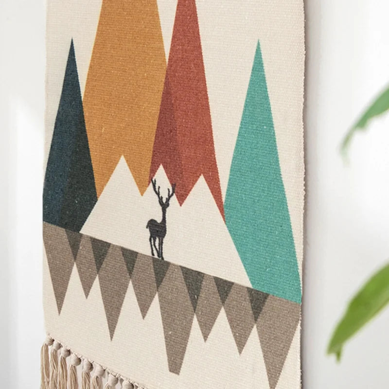 Nordic Cotton Tassel Macrame Wall Hanging