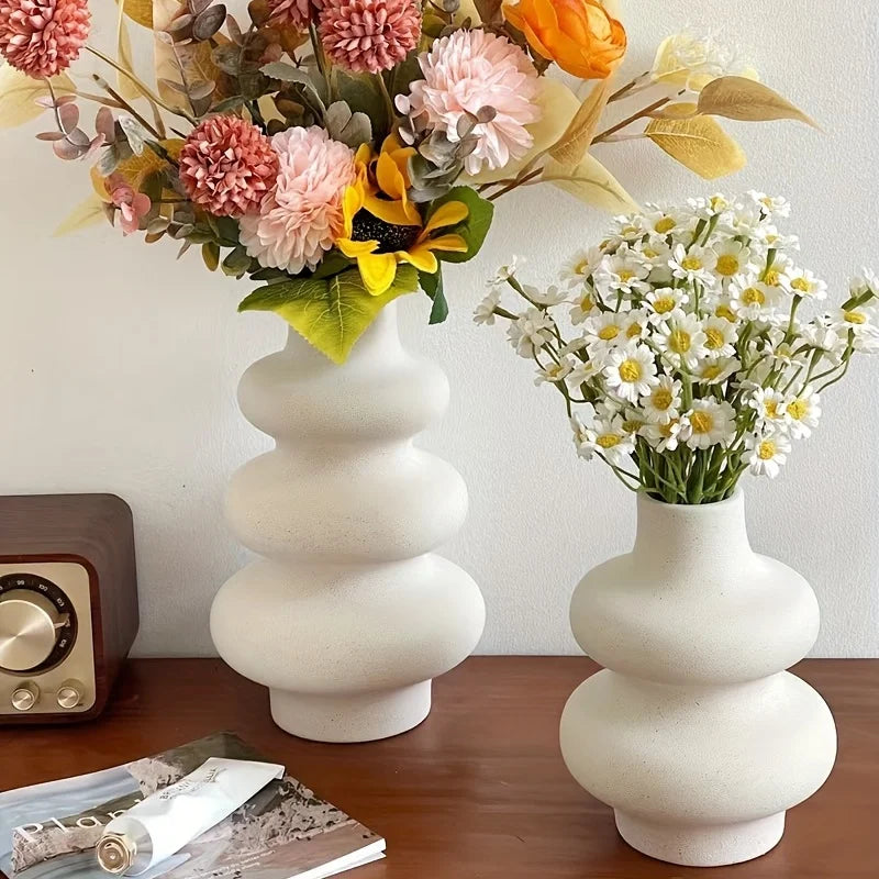 Modern Ceramic Vase for Dried Flowers