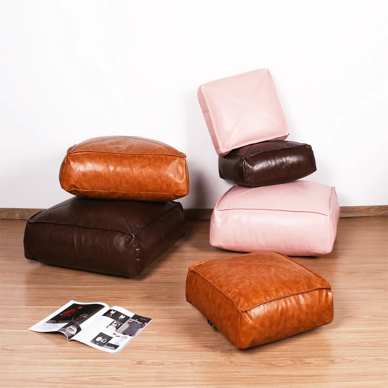 Moroccan Artificial Leather Stool