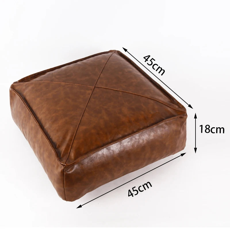 Moroccan Artificial Leather Stool