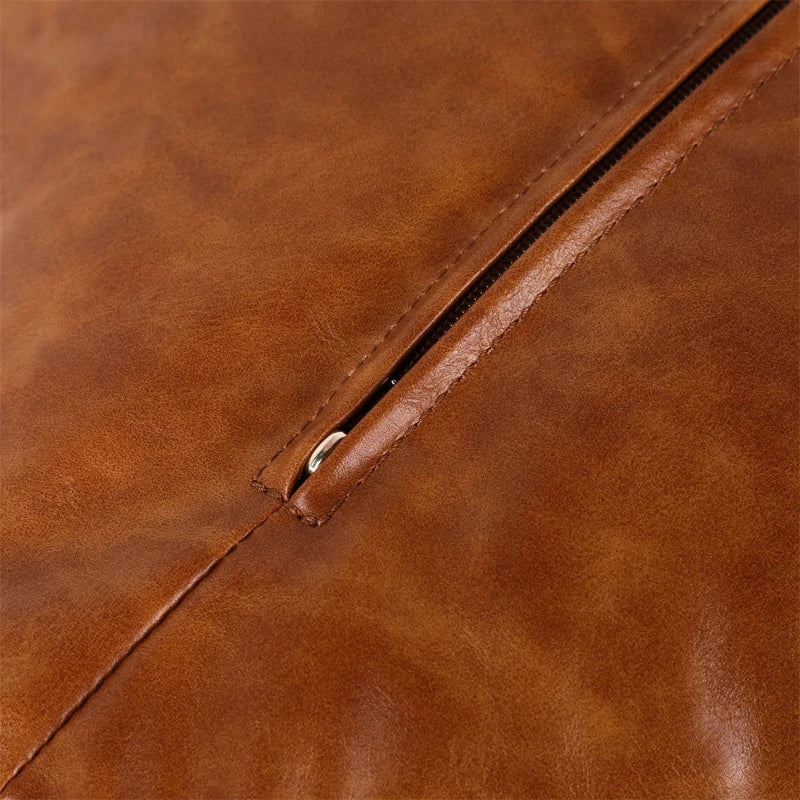 Moroccan Artificial Leather Stool
