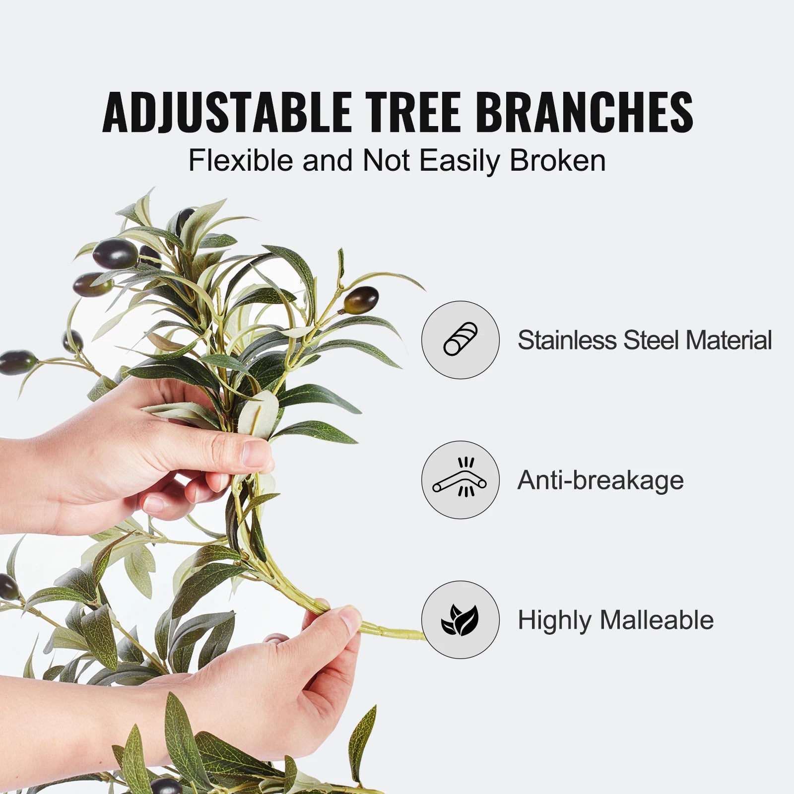 Secure Artificial Olive Tree 4/5/6 FT Tall
