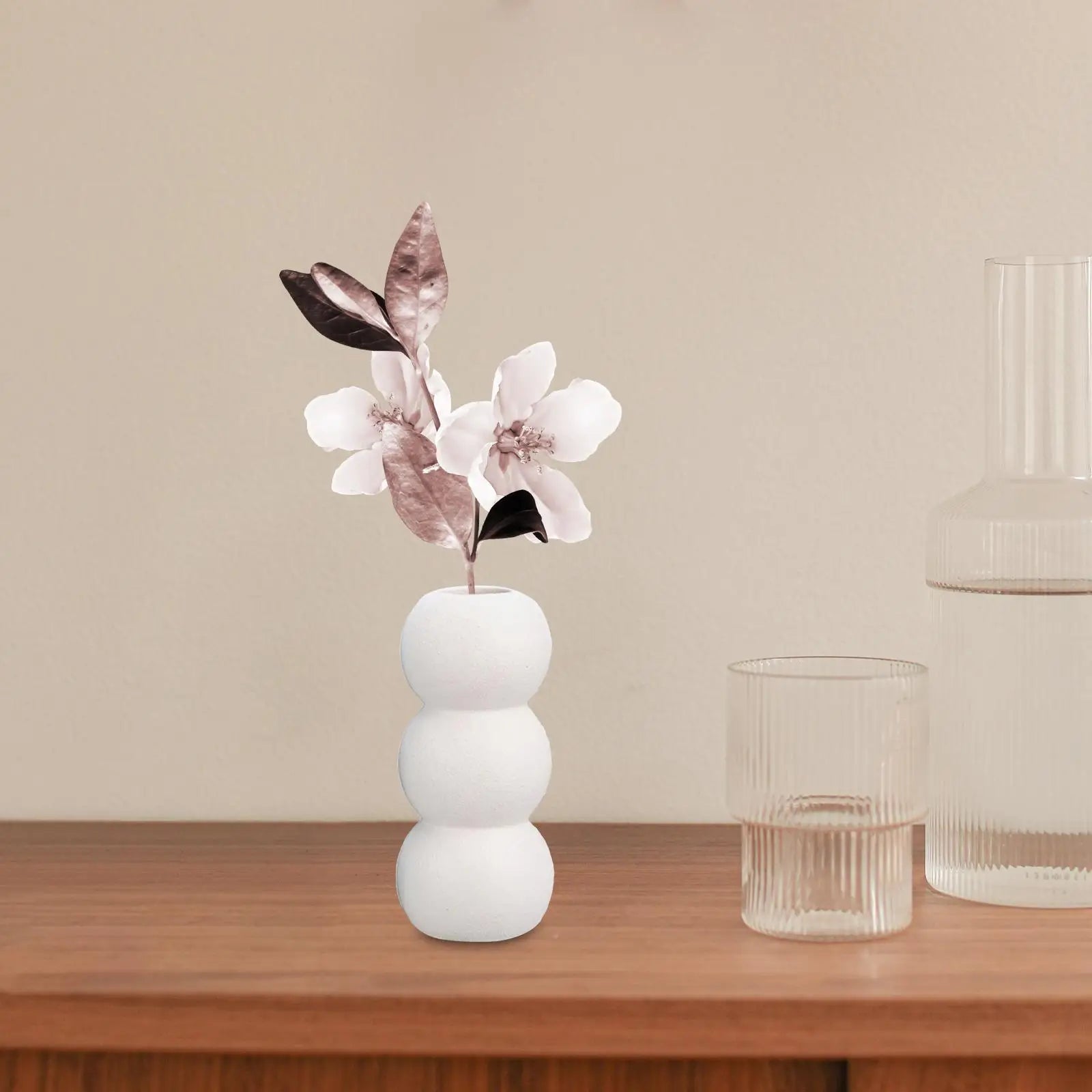Modern Boho Chic Ceramic Flower Vase