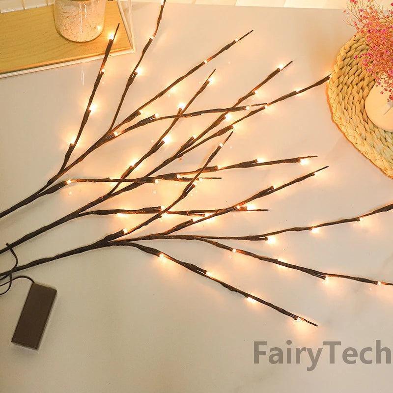 LED Willow Branch Lamp String Lights