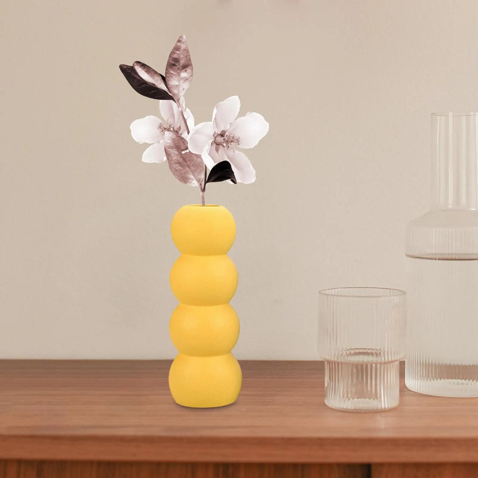Modern Boho Chic Ceramic Flower Vase