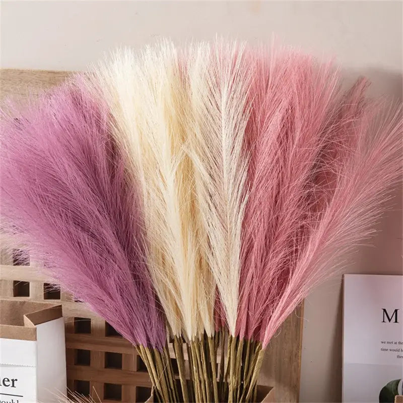Artificial Pampas Grass for Boho Decor