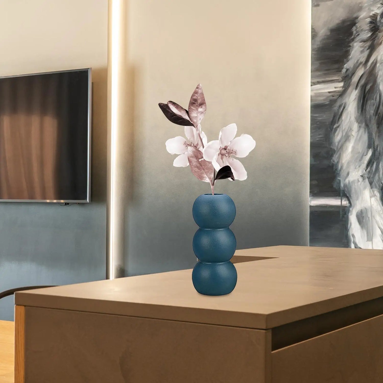 Modern Boho Chic Ceramic Flower Vase