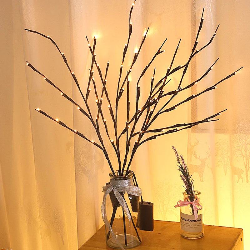 LED Willow Branch Lamp String Lights