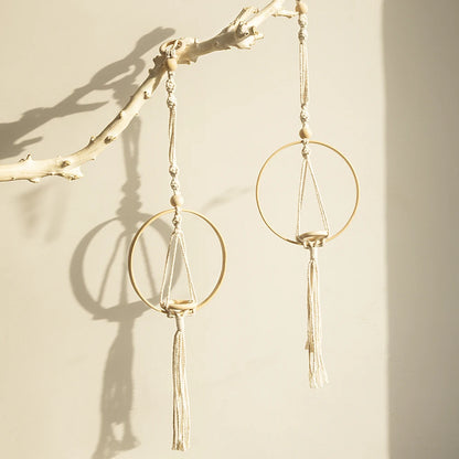 Boho Macrame Air Hanging Planter Holder