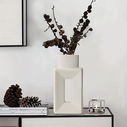 Square Vase Rustic Minimalist Nordic Style