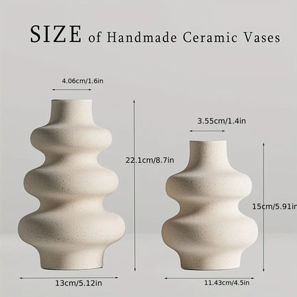 Modern Ceramic Vase for Dried Flowers